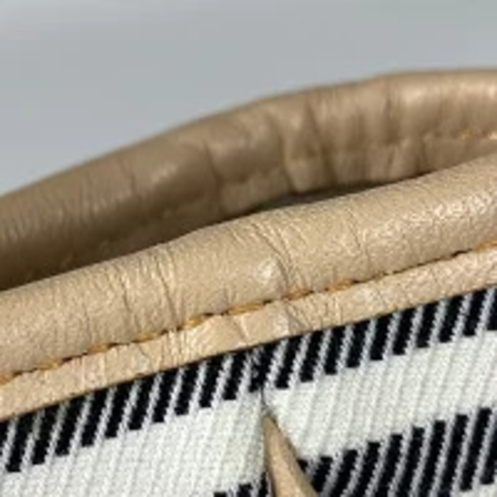 Burberry handbag tote bag striped canvas beige - Picture 4 of 6